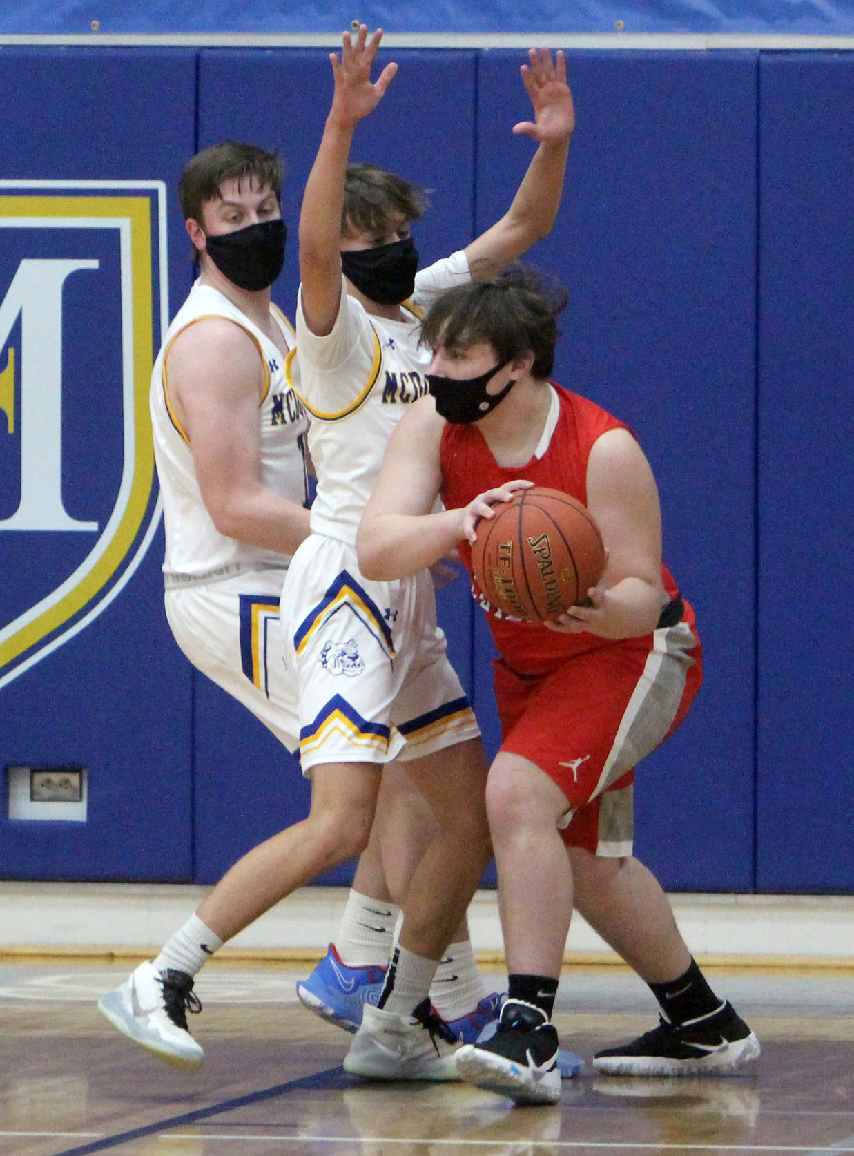 Bruce at McDonell boys basketball 2-19-21